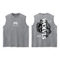 Darc Wolves Sport Vintage Washed Vest Tees Gym Bodybuilding Fitness Sleeveless T Shirts Basketball Workout Darcs Tank Tops