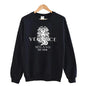 Men's autumn round neck sweatshirt set, luxurious printed simple casual sports set