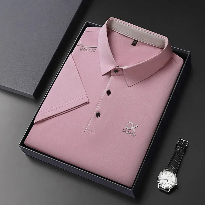 Polo Décontracté pour Homme – Élégance Estivale &amp; Confort Anti-Plis