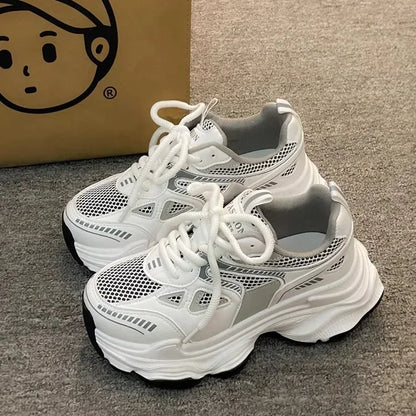 Sneakers Imperméables ROME YBQJOO 2025 – Confort Casual, Style Épuré &amp; Semelle Plat-Compensée