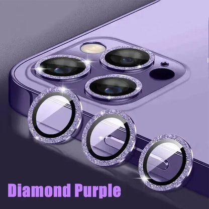 3Pcs Metal Lens Protector Glass for IPhone 16 13 12 11 14 15 Pro Max Mini Back Camera Lens Protection for IPhone 14 15 16 Plus