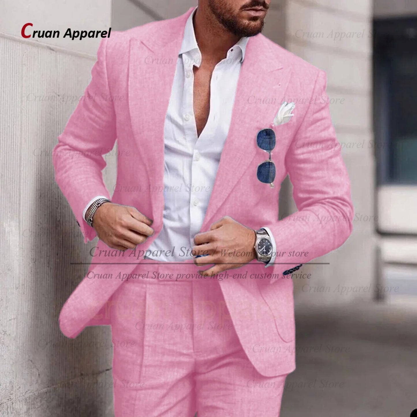 Costume Décontracté – Style Estival &amp; Confort en Lin
