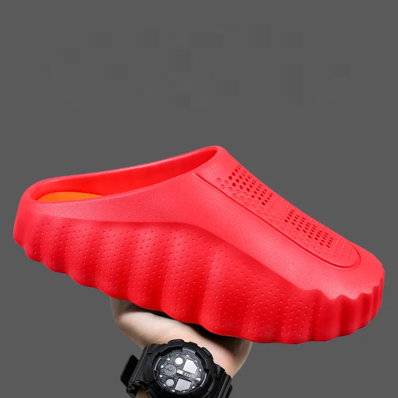 Men's Massage Slippers Indoor Outdoor Sandals Beach Comfortable Soft Slides Clogs Casual Shoes Men Women Home Summer Slippers