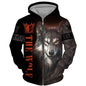 Animal Wolf 3D Print Hoodies Men Women Casual Fashion Streetwear Oversized Sweatshirts Zipper Hoodie Male Tracksuit Man Clothing