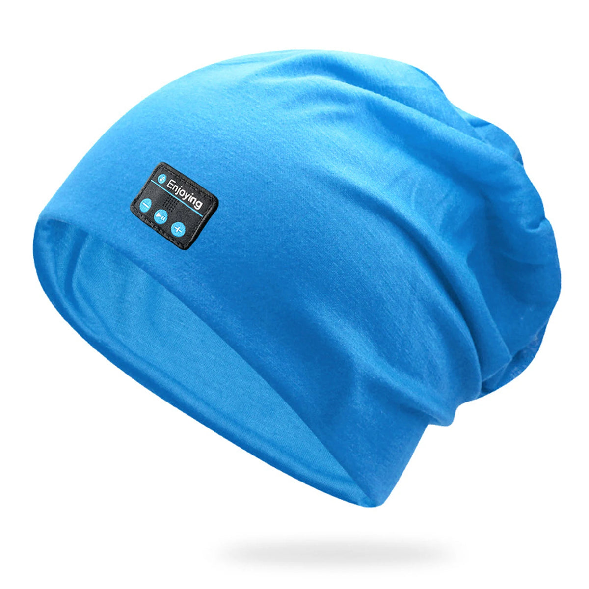 Wireless Stereo Bluetooth Headphone Summer Beanie Sleep Soft Cotton Cap Lightweight Running Earphone Headset Sports Music Hat