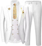 Costume de Mariage "Smart Casual" WSMDA – Simple Boutonnage, Coton &amp; Polyester Premium