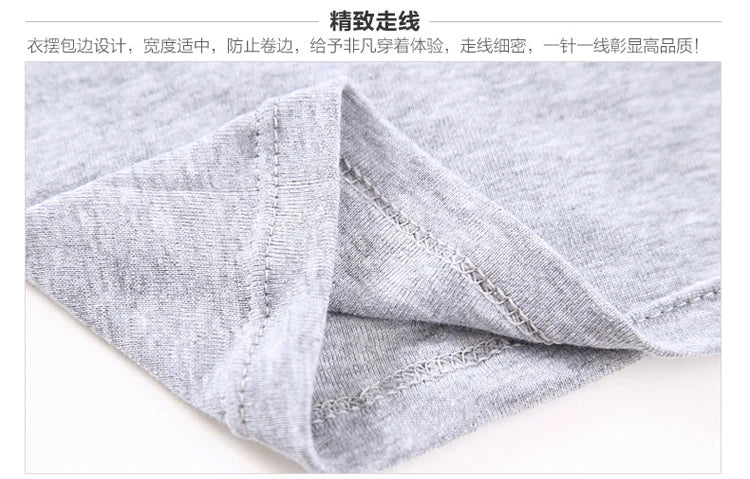 1/3 Pieces Men's Solid Color Basic Cotton Vest Youth Slim Exercise Sweat-absorbent T-shirt Middle-aged Comfortable Bottoming
