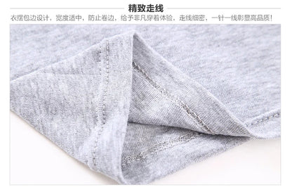 1/3 Pieces Men's Solid Color Basic Cotton Vest Youth Slim Exercise Sweat-absorbent T-shirt Middle-aged Comfortable Bottoming
