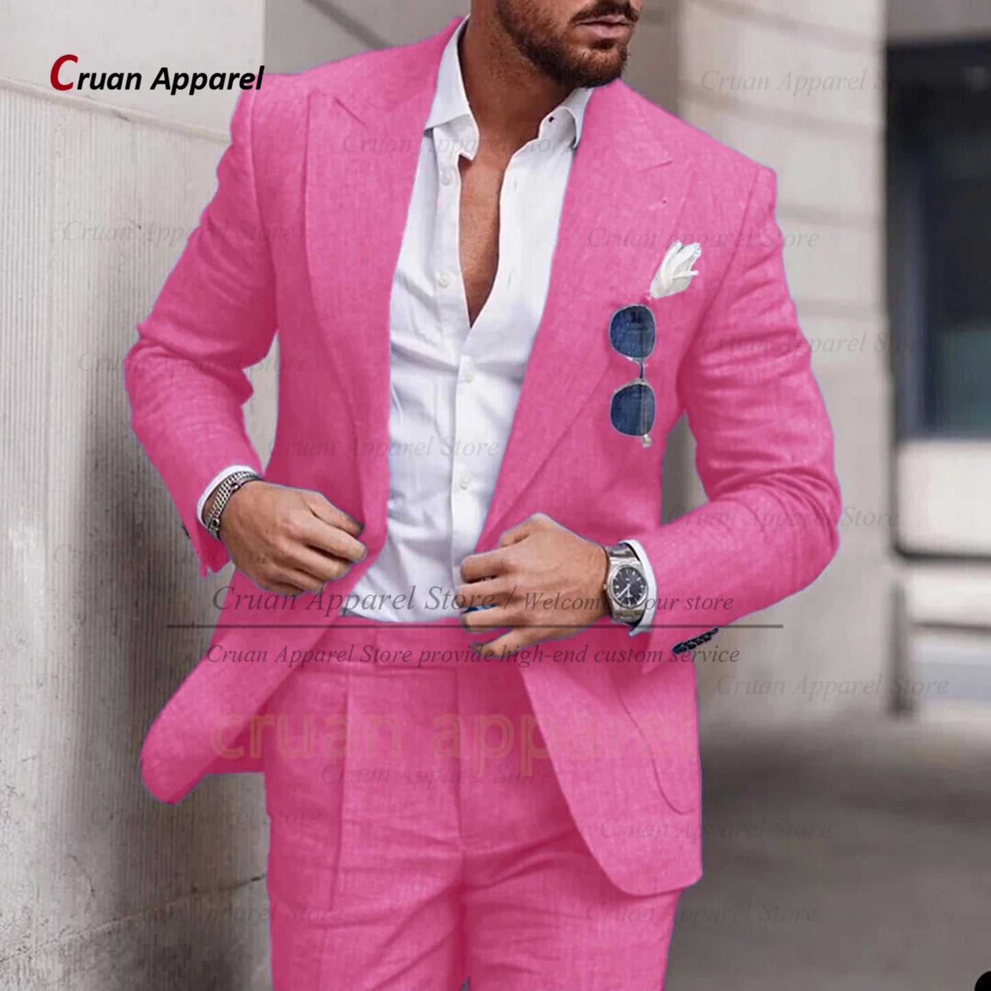Costume Décontracté – Style Estival &amp; Confort en Lin