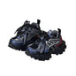 Thick-soled Children's Sports Shoes Autumn Leather Fashion Girl's Running Shoes Boys' Casual Shoes Lace-up Soft Sole Kids Shoes