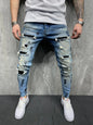 Jean Coupe Pencil en Denim Premium – Style Casual, Taille Basse &amp; Délavage Clair