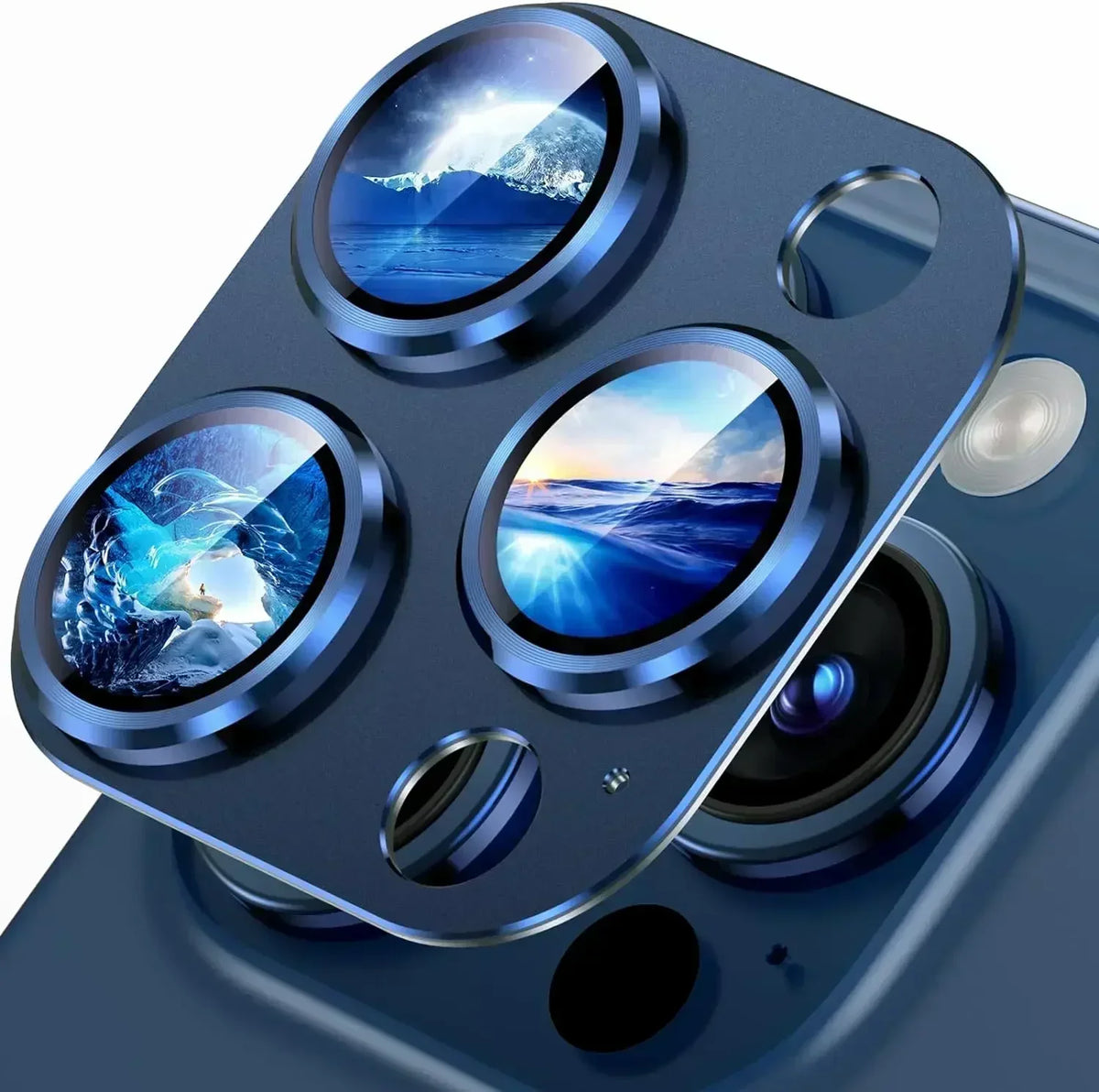 Titanium Black Metal Glass Camera Lens Screen Protector, Protection Cover For IPhone 15 Pro Max, 14 Plus, 13, 15 Pro, 14Pro