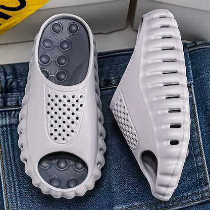 Spring Summer New Men's Massage Slippers Indoor Outdoor Sandals Beach Men Casual Shoes Comfortable Slides Male Home Slippers