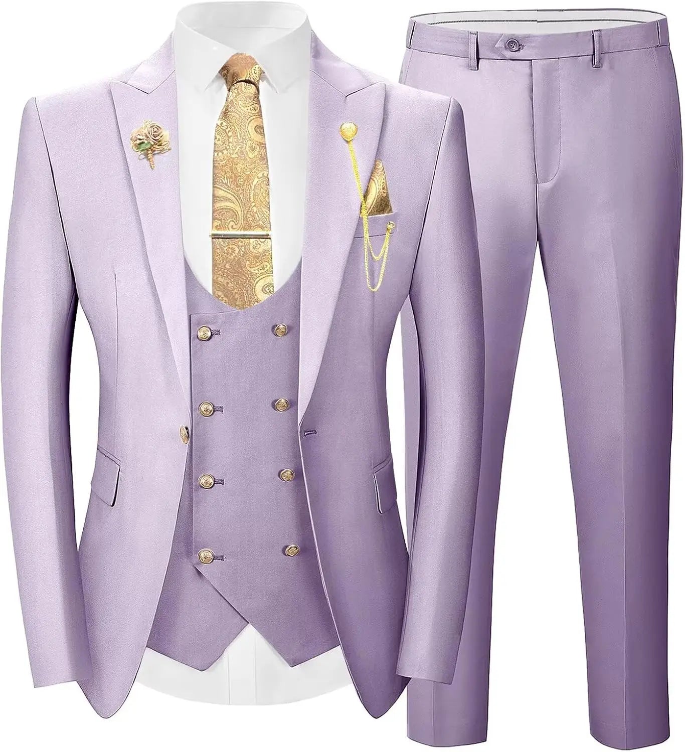 Costume de Mariage "Smart Casual" WSMDA – Simple Boutonnage, Coton &amp; Polyester Premium