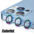 3Pcs Metal Lens Protector Glass for IPhone 16 13 12 11 14 15 Pro Max Mini Back Camera Lens Protection for IPhone 14 15 16 Plus