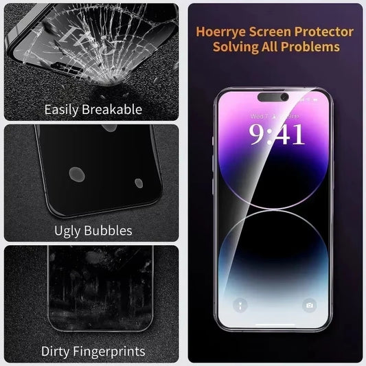 Privacy Screen Protector For iPhone 16 13 15 11 12 14 17 Pro Max Air 16e Anti-spy Glass For iPhone 13 12 Mini 7 8 16 Plus SE XR