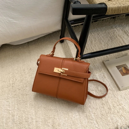 Elegant Versatile Ladies Crossbody Bag Handbag  Bag Fashionable Outgoing Small Handle Bag Commuting Style Detachable Strap