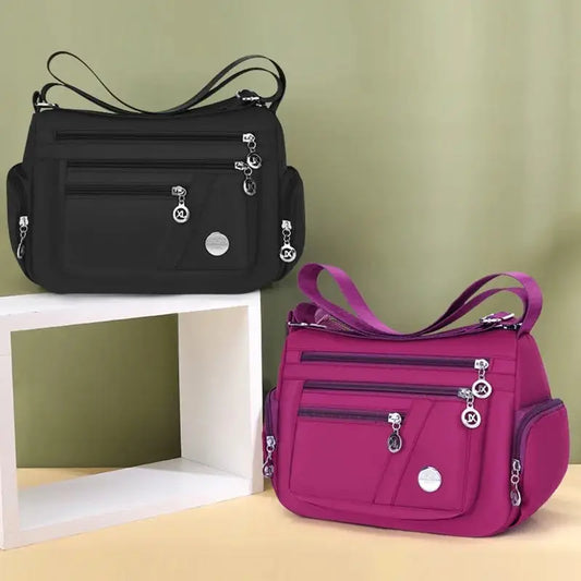 Sac à Bandoulière Polyvalent en Nylon – Confort &amp; Résistance