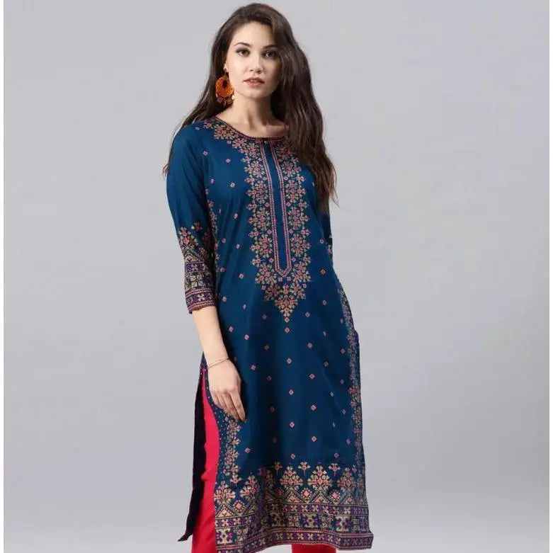 Women's Kurt Casual Dress Long Sleeve Straight Casual Ethnic Floral Mandarin O-Neck Round Regular Size 3D Design Suitable.