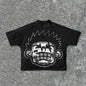 T-Shirt Géométrique en Coton Junior – Style Casual, Appliques &amp; Confort All Season