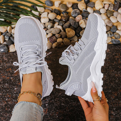Sneakers Compensées Femme SA006 – Style Urbain, Confort &amp; Hauteur