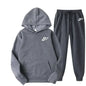 Ensemble Sport Co-ords Hoodie &amp; Pantalon – Style Preppy, Confort Élastique &amp; Toutes Saisons