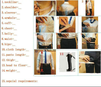 Polka dot Men's Suit Three-piece Fashionable Business Work Clothes Groom Wedding Tuxedo Jacket Pants Vest Custom Outfit