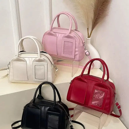 New Y2K Harajuku Shoulder Bag Women Korean Transparent Ita Bag Crossbody Bag Female Japanese Designer Trend Handbag Purse