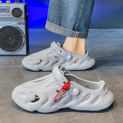 Baotou Slippers for Men and Women 2025 New Summer Outdoor Wear Non-Slip Anti-Odor Sports Beach Dual-Use Sandals and Slippers