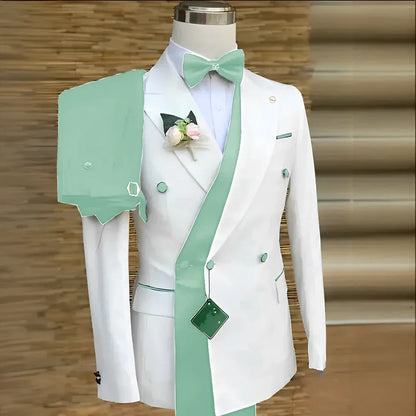 Costume de Mariage Ample Fnoexw – Style Formel, Confort Coton &amp; Braguette à Boutons