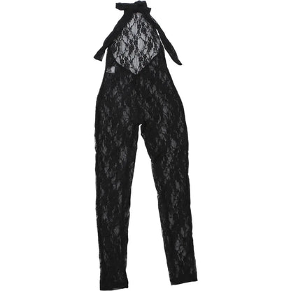 Combinaison Slim en Dentelle Ajourée – Élégance "High Street" par Foamlina