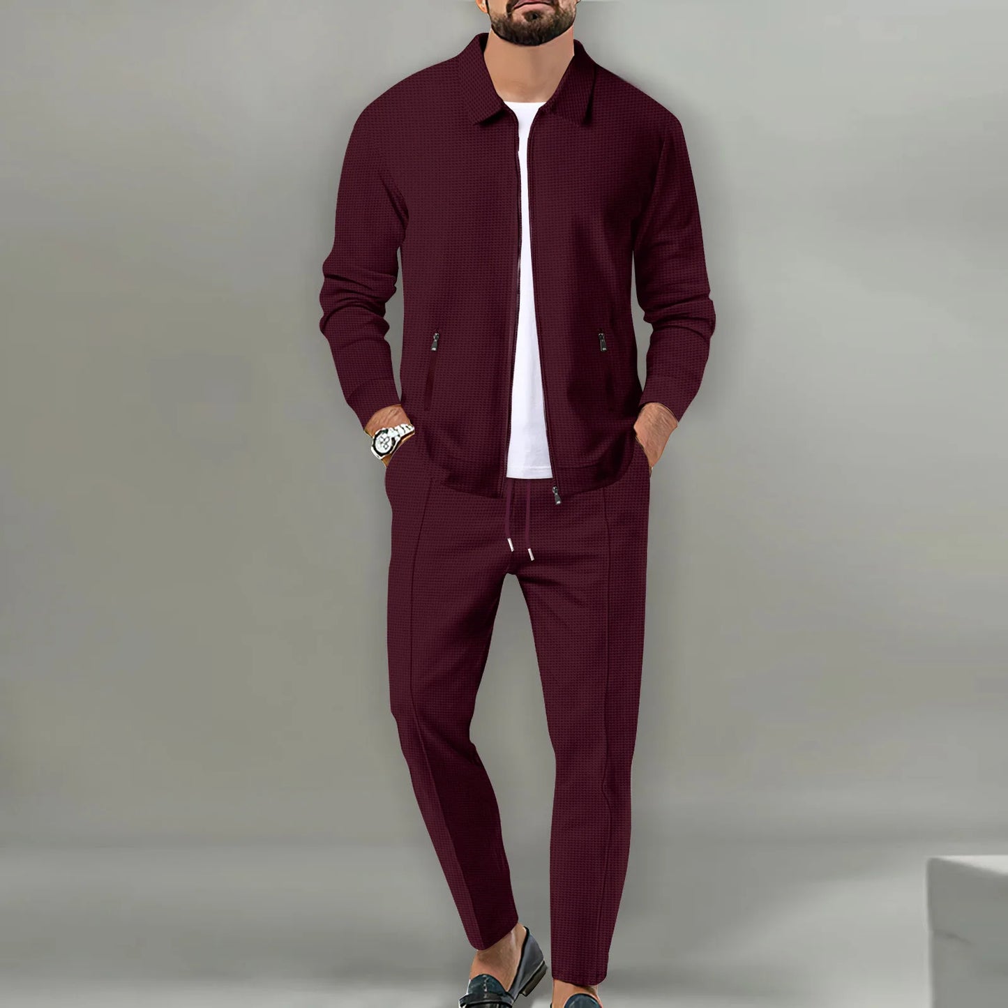 Ensemble Sportif – Style Urbain &amp; Confort Quotidien (Printemps-Automne)