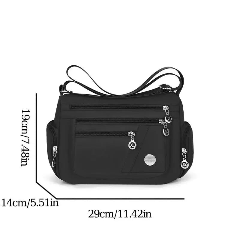 Sac à Bandoulière Polyvalent en Nylon – Confort &amp; Résistance