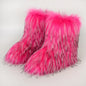 Bottes de Neige de Luxe en Fausse Fourrure EAEOVNI – Chaleur, Style &amp; Confort Gothique Chic