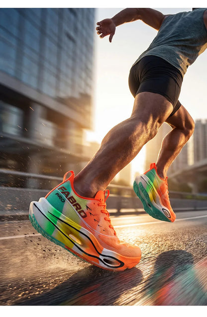 Running Shoes Men Carbon Board Marathon Speciality Sports Breathable Lightweight Women's Comfortable Athletic Sneakers