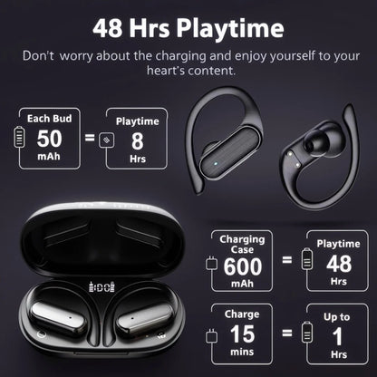 Wireless Bluetooth earphones A520 Headset HD Sound Quality Stereo Headphones Touch Light Mini High Quality Earbuds Anti-Sweat
