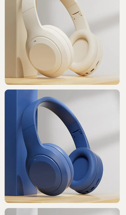 Over-Ear Hi-Fi Stereo M5 Headsets Wireless Bluetooth 5.3 Headphones Sports Gaming Earphones Support TF/AUX Noise Reduction