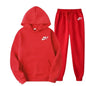Ensemble Sport Co-ords Hoodie &amp; Pantalon – Style Preppy, Confort Élastique &amp; Toutes Saisons