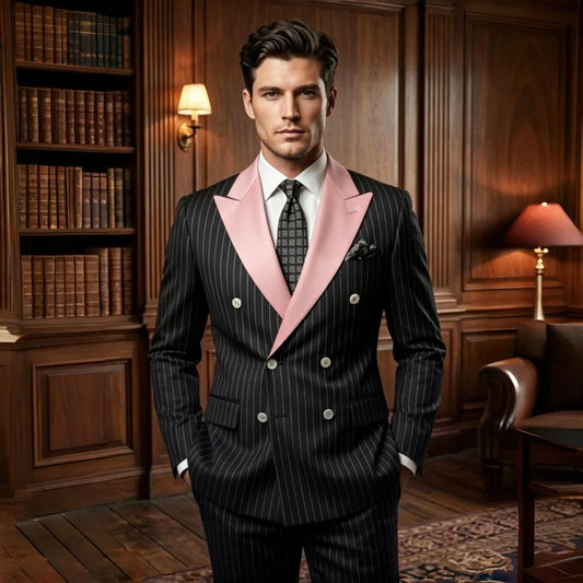 Costume de Banquet MENTEOLA – Élégance "Smart Casual", Coupe Ajustée