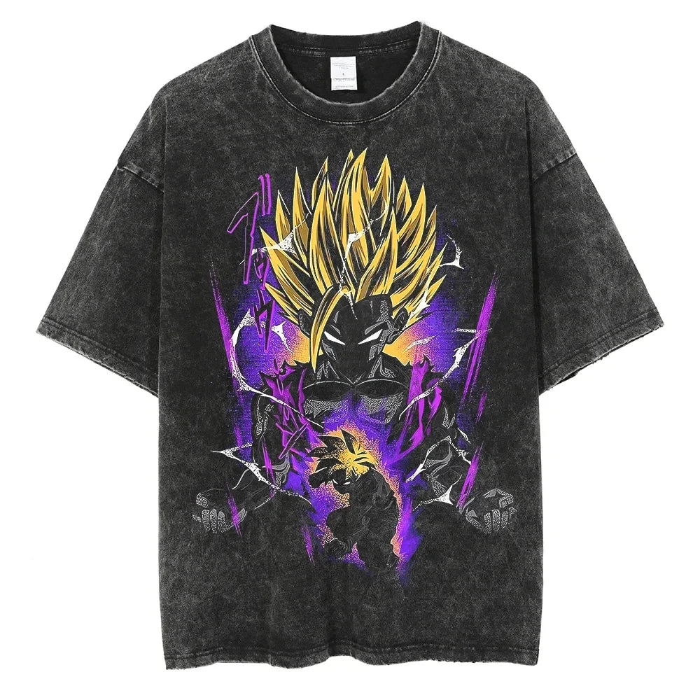 Débardeur Hip-Hop DRAGON BALL – Style Streetwear, Maille Coton &amp; Confort Four Seasons