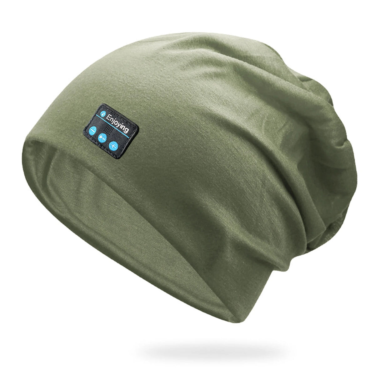 Wireless Stereo Bluetooth Headphone Summer Beanie Sleep Soft Cotton Cap Lightweight Running Earphone Headset Sports Music Hat