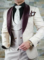 Men's Wedding Suit 2023 Italian Design Custom Black Smoking Tuxedo Jacket 3-piece Set (coat Vest Pants) Men's Groom Terno Suit