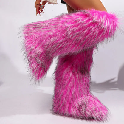 Cuissardes de Neige "Furry Punk" HSFUR – Chaleur Extrême &amp; Style Alternatif