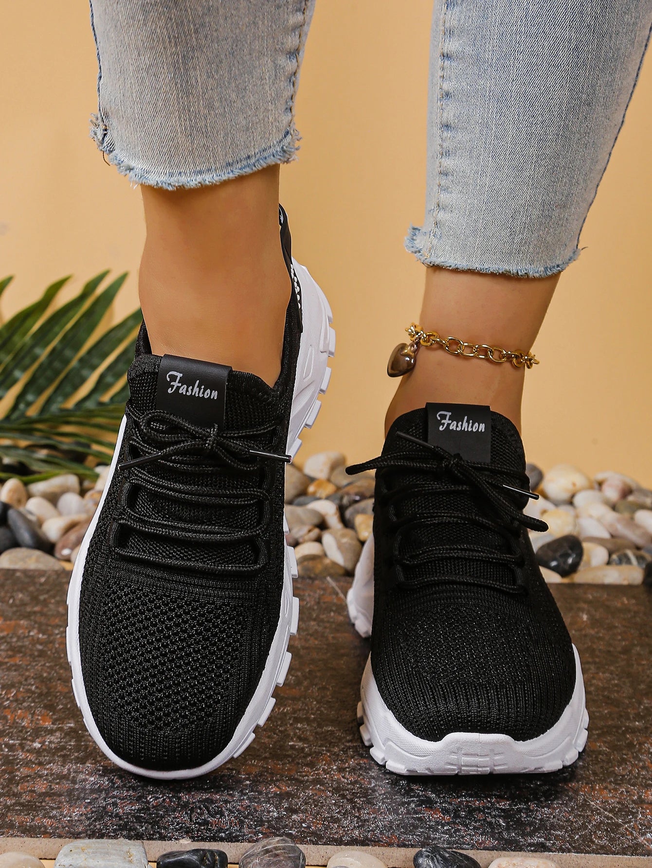 Sneakers Compensées Femme SA006 – Style Urbain, Confort &amp; Hauteur
