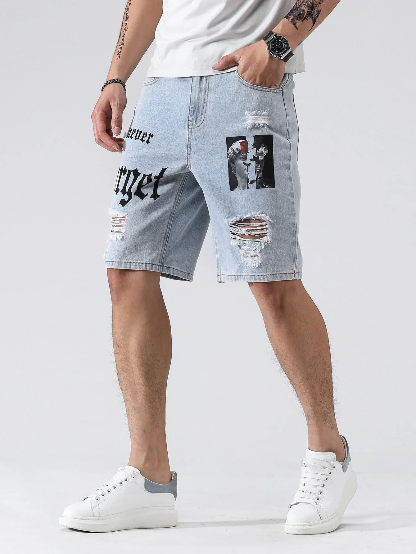 Short Harem à Tassels LVCCCI'S – Style Casual Estival, Légère Élasticité &amp; Maille Confort