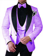 Men's Wedding Suit 2023 Italian Design Custom Black Smoking Tuxedo Jacket 3-piece Set (coat Vest Pants) Men's Groom Terno Suit