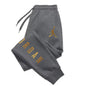 25 Autumn/Winter Trendy Letter Print Harajuku Versatile Daily Outdoor Running Fitness Casual Loose Comfortable Men Sports Pants