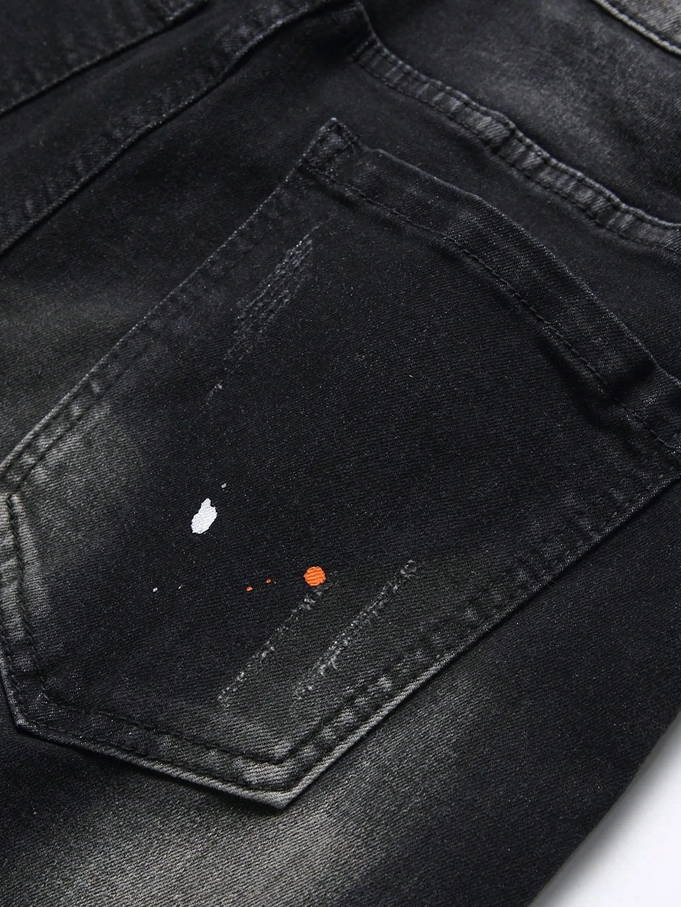 Short Denim Tricoté à Pois LVCCCI'S – Haute Élasticité, Style Casual &amp; Détails Déchirés