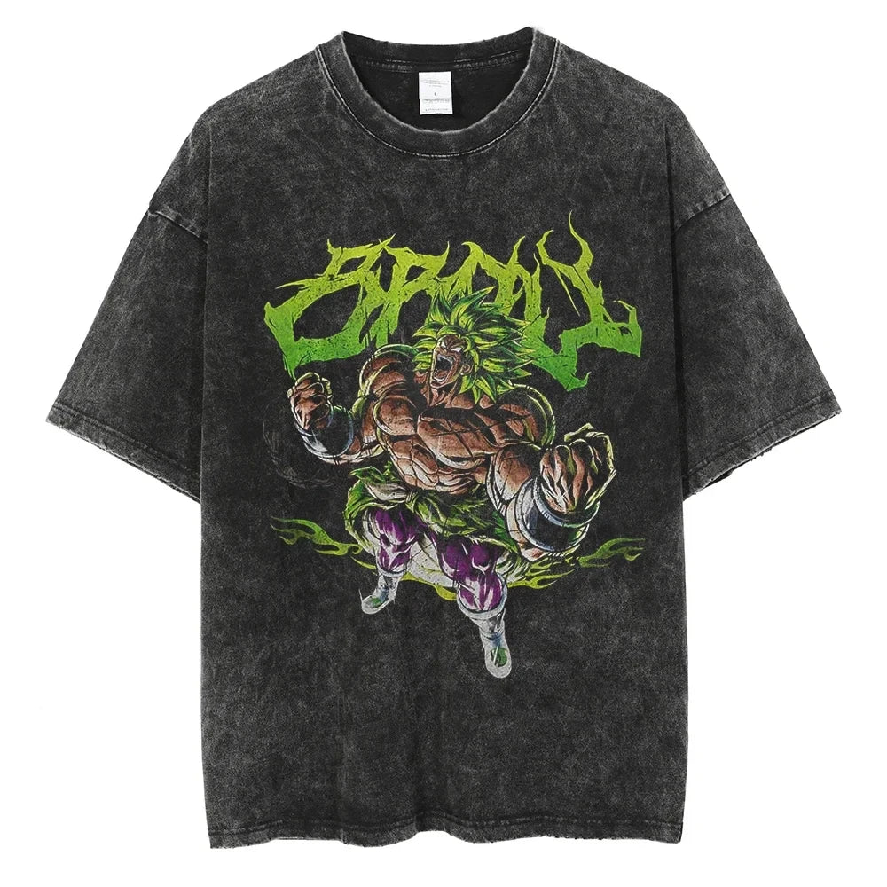 Débardeur Hip-Hop DRAGON BALL – Style Streetwear, Maille Coton &amp; Confort Four Seasons