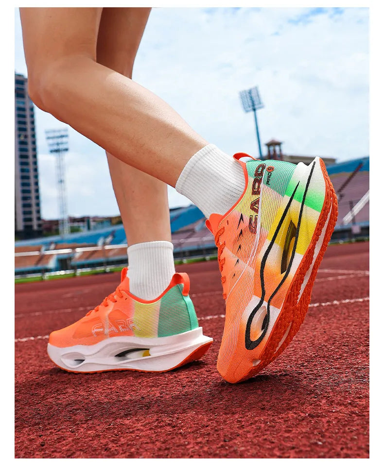 Running Shoes Men Carbon Board Marathon Speciality Sports Breathable Lightweight Women's Comfortable Athletic Sneakers